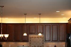Lighting Above the Cabinets - A Brilliant Choice
