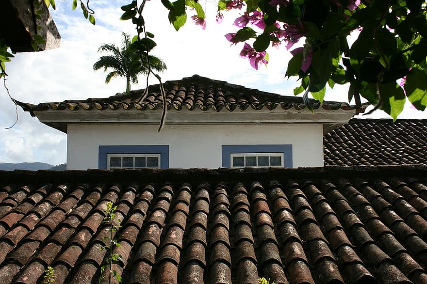 roofs, colonial architecture, paraty, roof