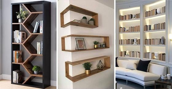 25 Bedroom Bookshelf Ideas Amazing Designs Founterior - Bookshelf Ideas Home Decor