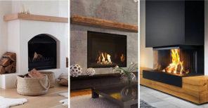 A Contemporary Design - Indoor Fireplace Design Ideas