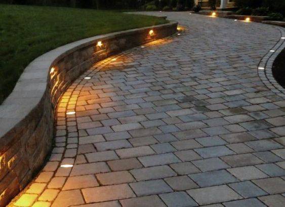 Brighten the Driveway - Backyard Lighting Ideas