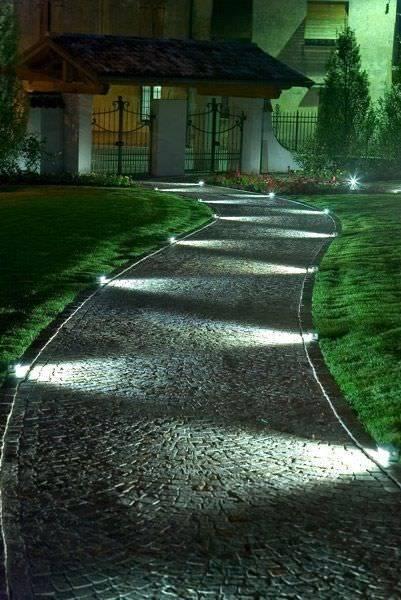 Lights on Both Sides - For the Garden Walkway