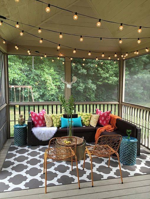 Bold and Modern - Small Front Porch Ideas on a Budget