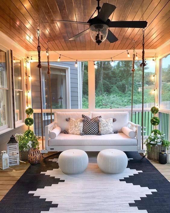 20 SMALL FRONT PORCH IDEAS ON A BUDGET - Small Front Porch Decorating ...