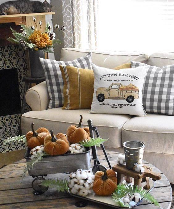 A Homely Vibe - Autumn Living Room Decor