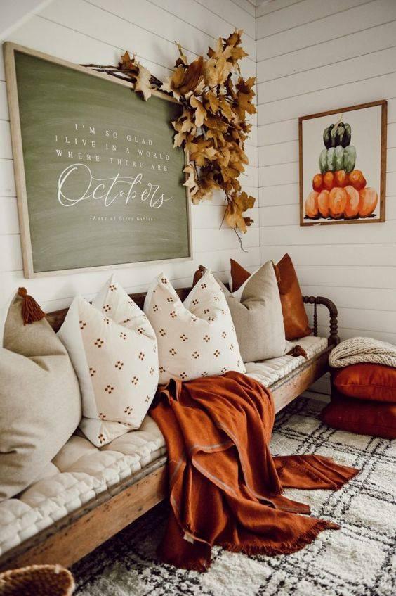 25 FALL LIVING ROOM DECOR IDEAS - Autumn Living Room Decor | Founterior