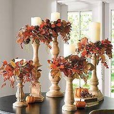 Decorating Your Candlesticks - Autumn Living Room Decor