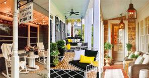 20 SMALL FRONT PORCH IDEAS ON A BUDGET - Small Front Porch Decorating Ideas