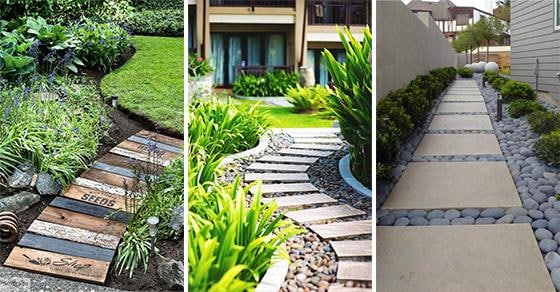 20 EASY GARDEN PATH IDEAS - A Collection of Garden Walkways