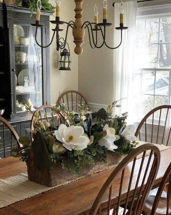 A Selection of Nature - Simple Dining Table Centrepiece Ideas