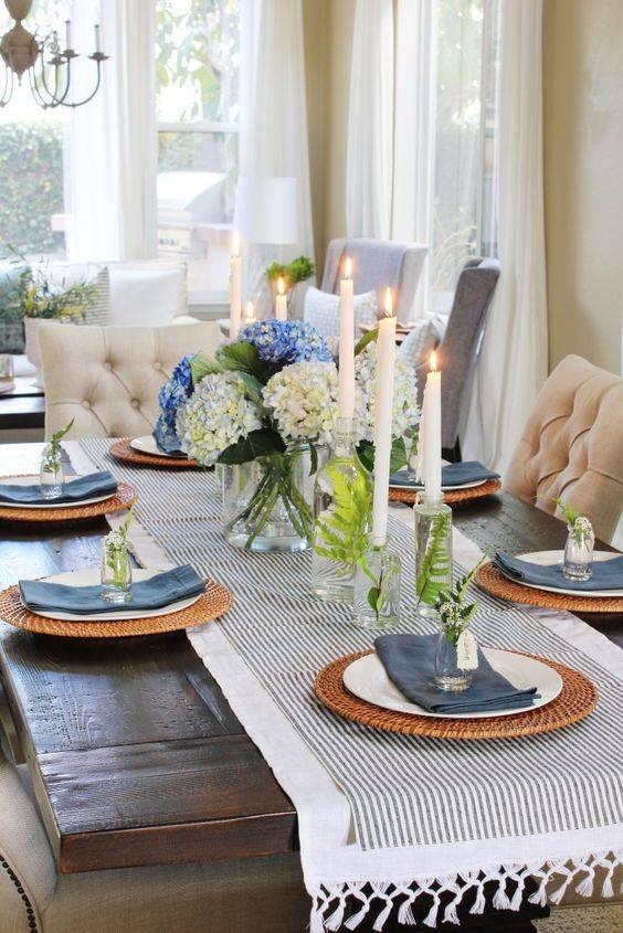 Spruce Up the Candle Holders - Dining Table Centrepieces