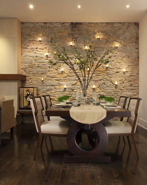 A Set of Wall Lights - Dining Room Wall Ideas