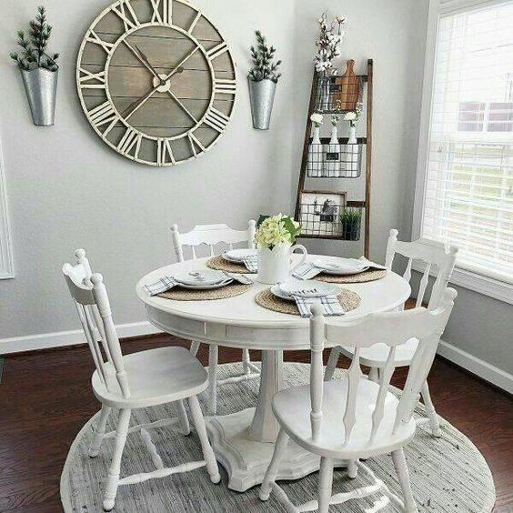 Add a Clock - Dining Room Wall Decor Ideas