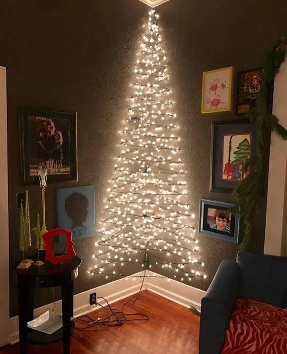 20 WALL HANGING CHRISTMAS TREE Wall Christmas Tree Ideas Founterior