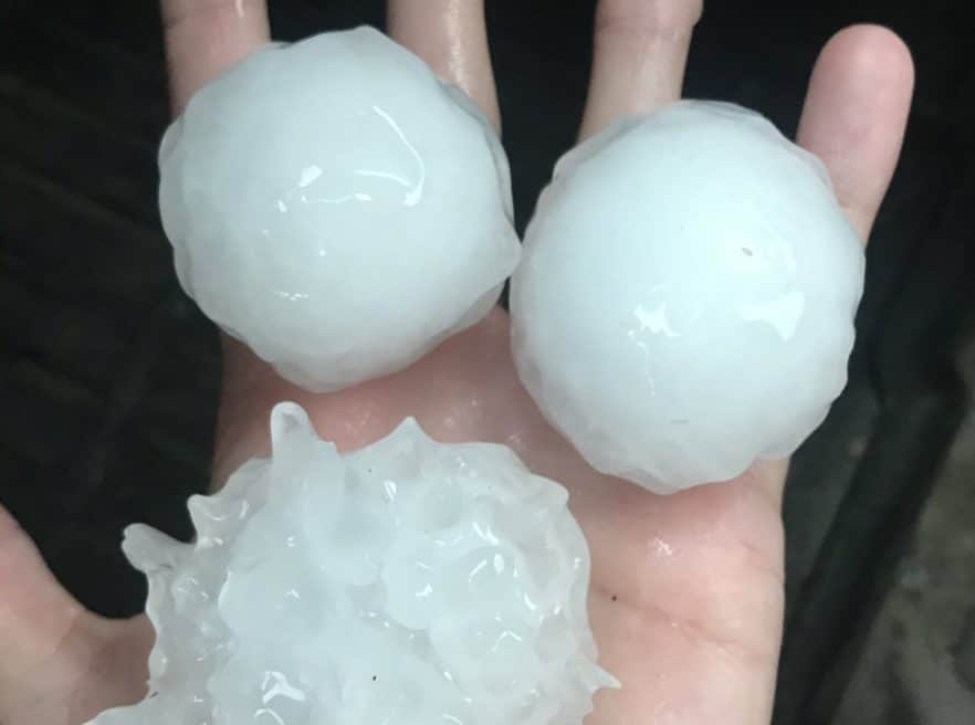 Pictures of massive hail, funnel clouds flood Twitter following southern Alberta storm - 660 NEWS